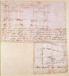Architectural Sketch with Notes